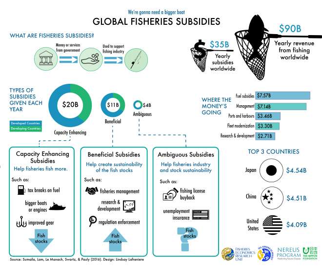 Global Fisheries Subsidies infographic