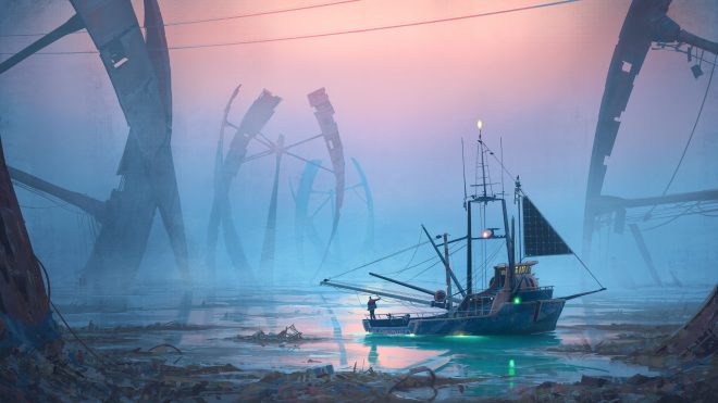 "Rime of the Last Fisherman" by Simon Stålenhag