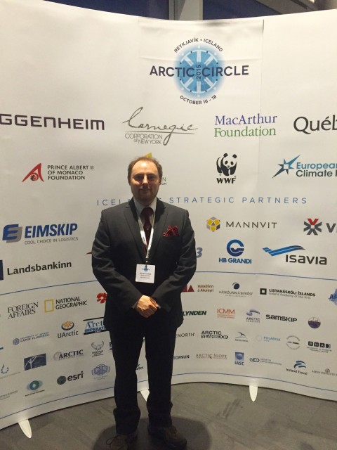 Richard Caddell, Senior Fellow (Utrecht), at the Arctic Circle Conference.