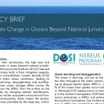 POLICY BRIEF: Climate Change in Oceans Beyond National Jurisdictions