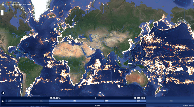Global Fishing Watch July to October 2016