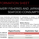 INFORMATION SHEET: Slavery fisheries and Japanese seafood consumption